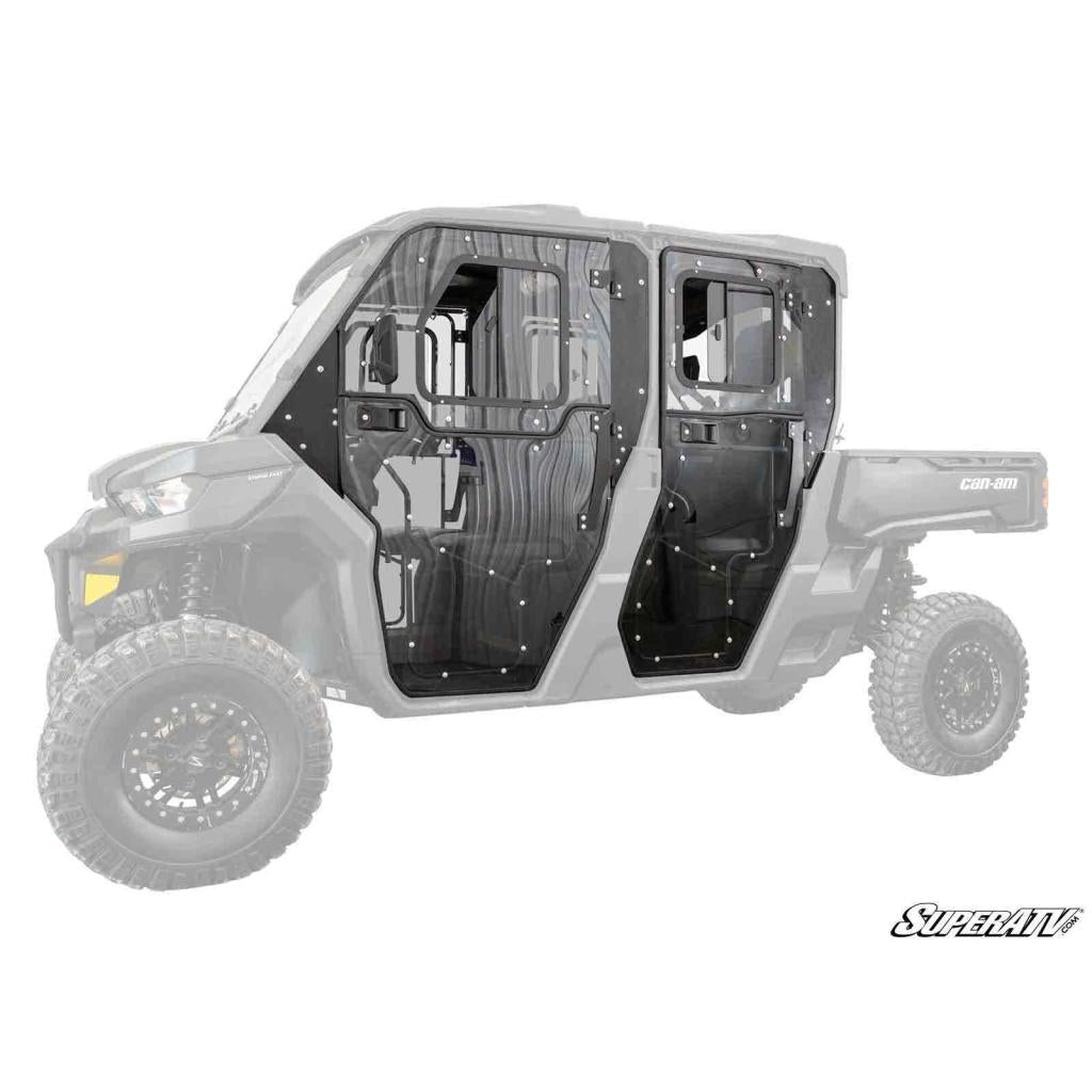 SuperATV Can - Am Defender MAX Convertible Cab Enclosure Doors - MojoMotoSport.com