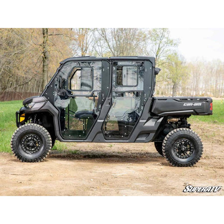 SuperATV Can - Am Defender MAX Convertible Cab Enclosure Doors | DOOR - CA - DEF4 - 72 - MojoMotoSport.com