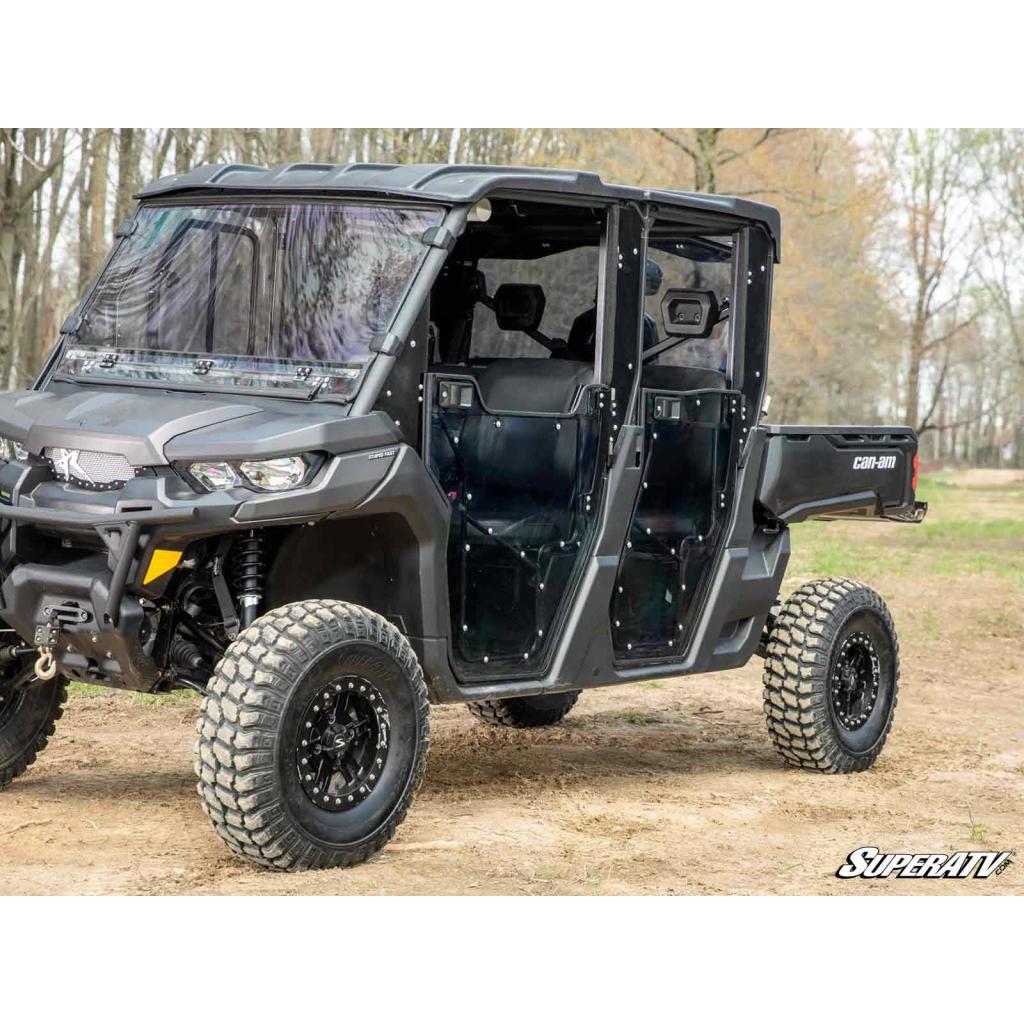 SuperATV Can - Am Defender MAX Convertible Cab Enclosure Doors | DOOR - CA - DEF4 - 72 - MojoMotoSport.com
