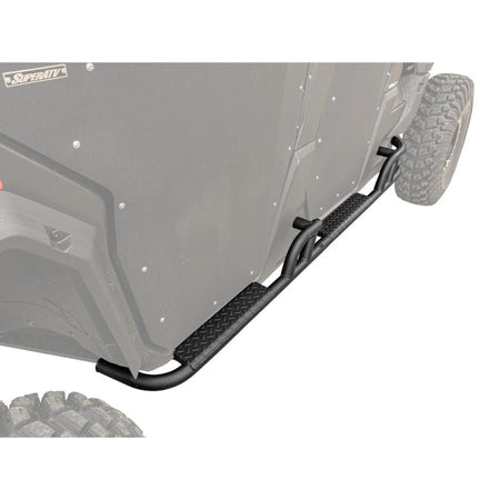 SuperATV Can - Am Defender MAX Heavy - Duty Nerf Bars - MojoMotoSport.com