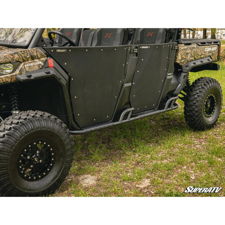 SuperATV Can - Am Defender MAX Heavy - Duty Nerf Bars - MojoMotoSport.com