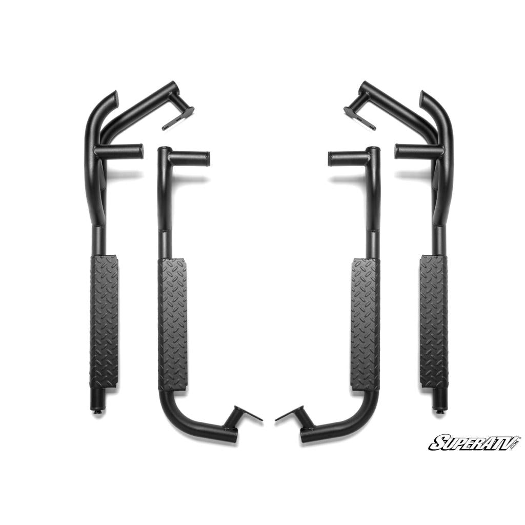 SuperATV Can - Am Defender MAX Heavy - Duty Nerf Bars - MojoMotoSport.com