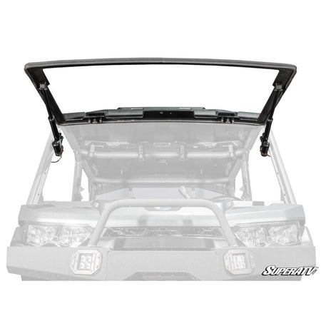 SuperATV Can - Am Defender MaxDrive Power Flip Glass Windshield - MojoMotoSport.com