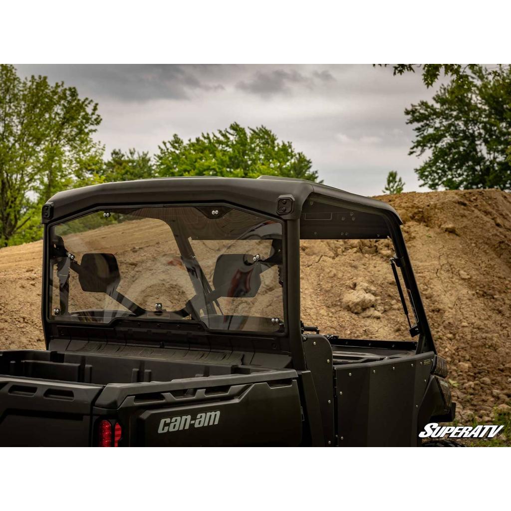 SuperATV Can - Am Defender Polycarbonate Rear Windshield Light Tint - MojoMotoSport.com