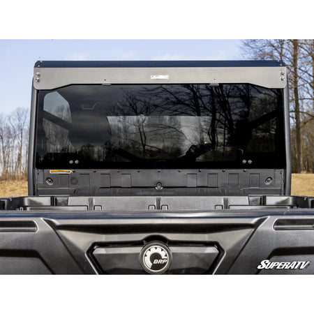 SuperATV Can - Am Defender Rear Glass Windshield - MojoMotoSport.com