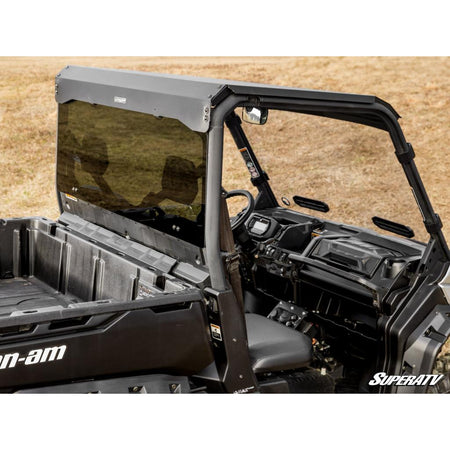 SuperATV Can - Am Defender Rear Glass Windshield - MojoMotoSport.com