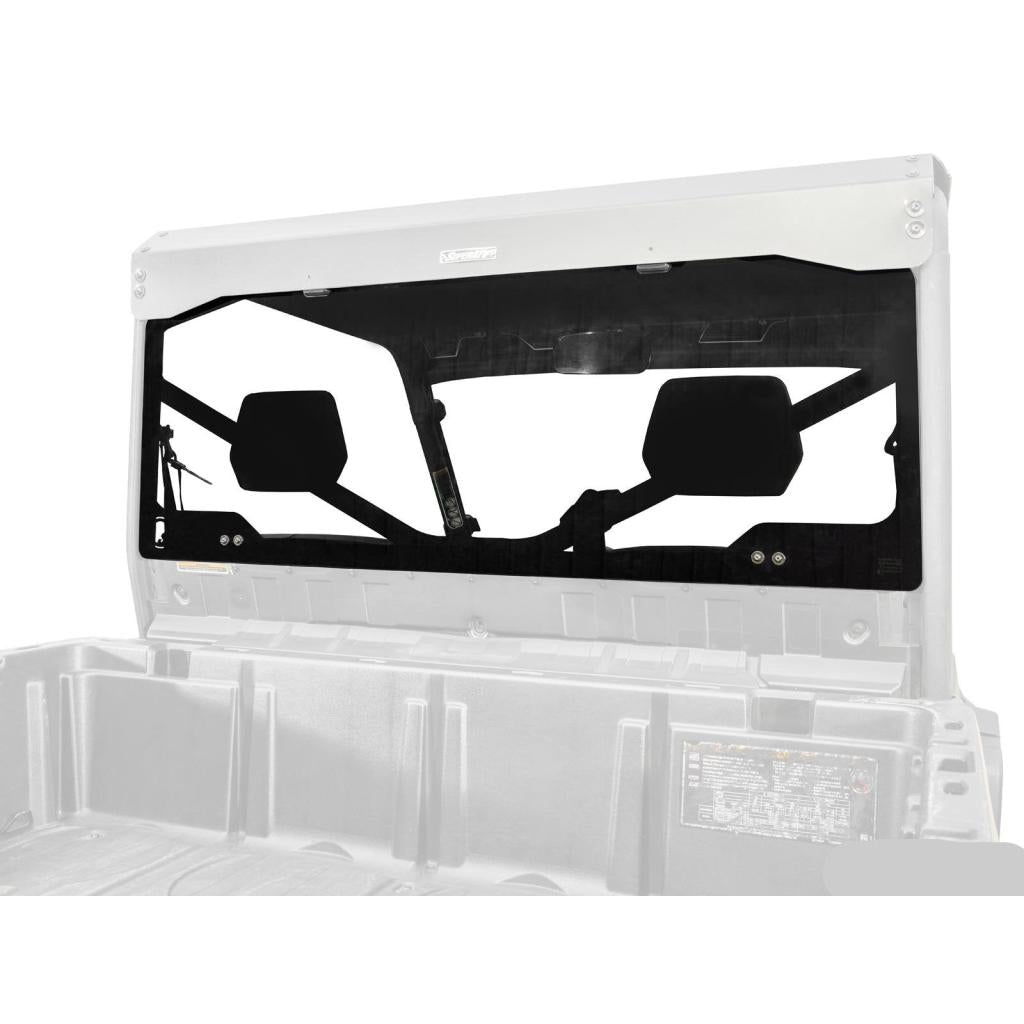 SuperATV Can - Am Defender Rear Glass Windshield - MojoMotoSport.com