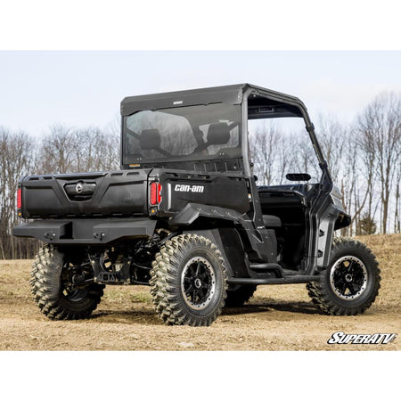 SuperATV Can - Am Defender Rear Glass Windshield - MojoMotoSport.com
