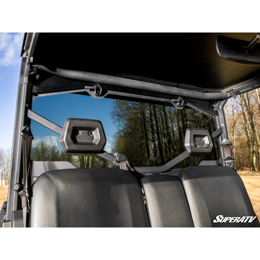 SuperATV Can - Am Defender Rear Glass Windshield - MojoMotoSport.com