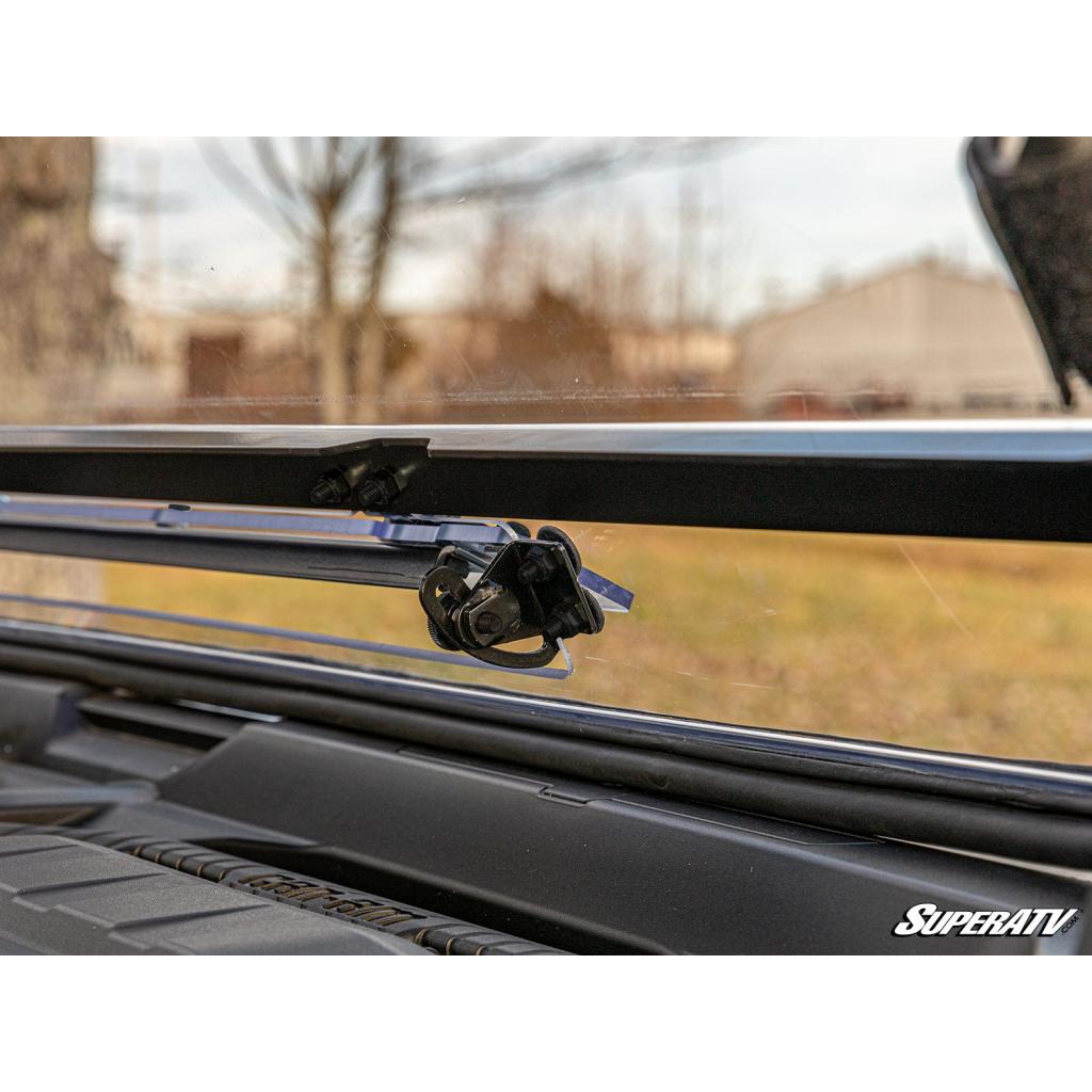 SuperATV Can - Am Defender Scratch Resistant Vented Full Windshield - MojoMotoSport.com