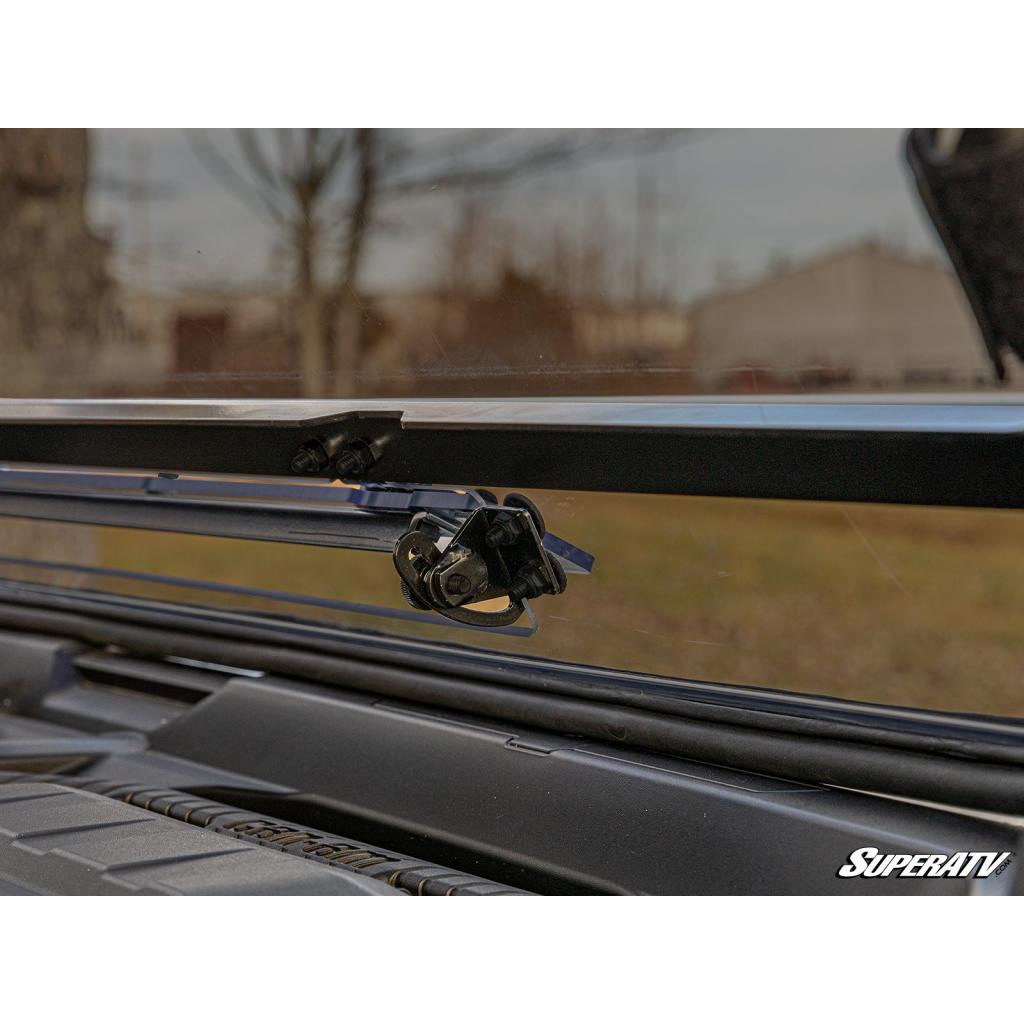 SuperATV Can - Am Defender Scratch Resistant Vented Full Windshield - MojoMotoSport.com