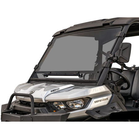 SuperATV Can - Am Defender Scratch Resistant Vented Full Windshield - MojoMotoSport.com