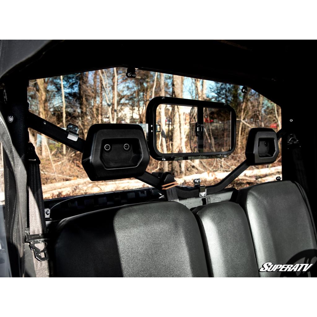 SuperATV Can - Am Defender Sliding Rear Windshield - MojoMotoSport.com
