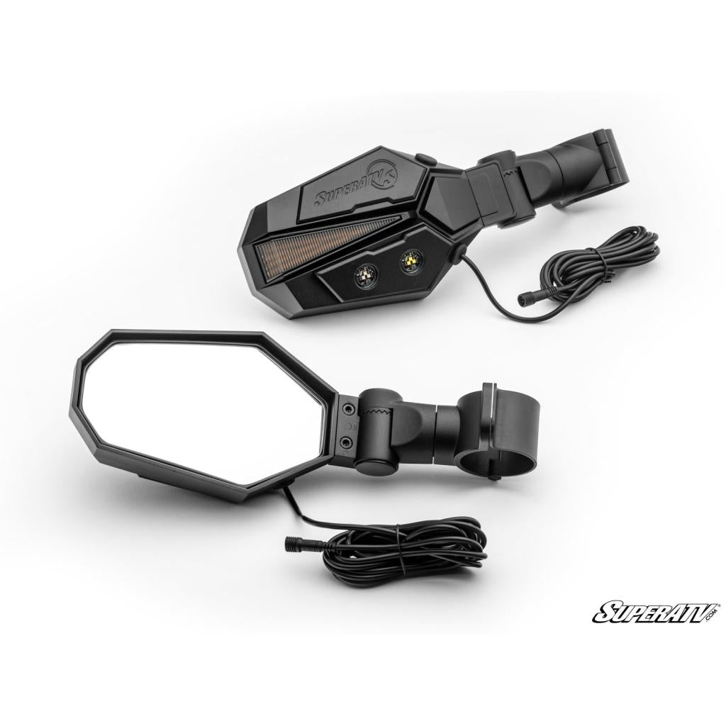 SuperATV Can - Am Lighted Side - View Mirrors - MojoMotoSport.com