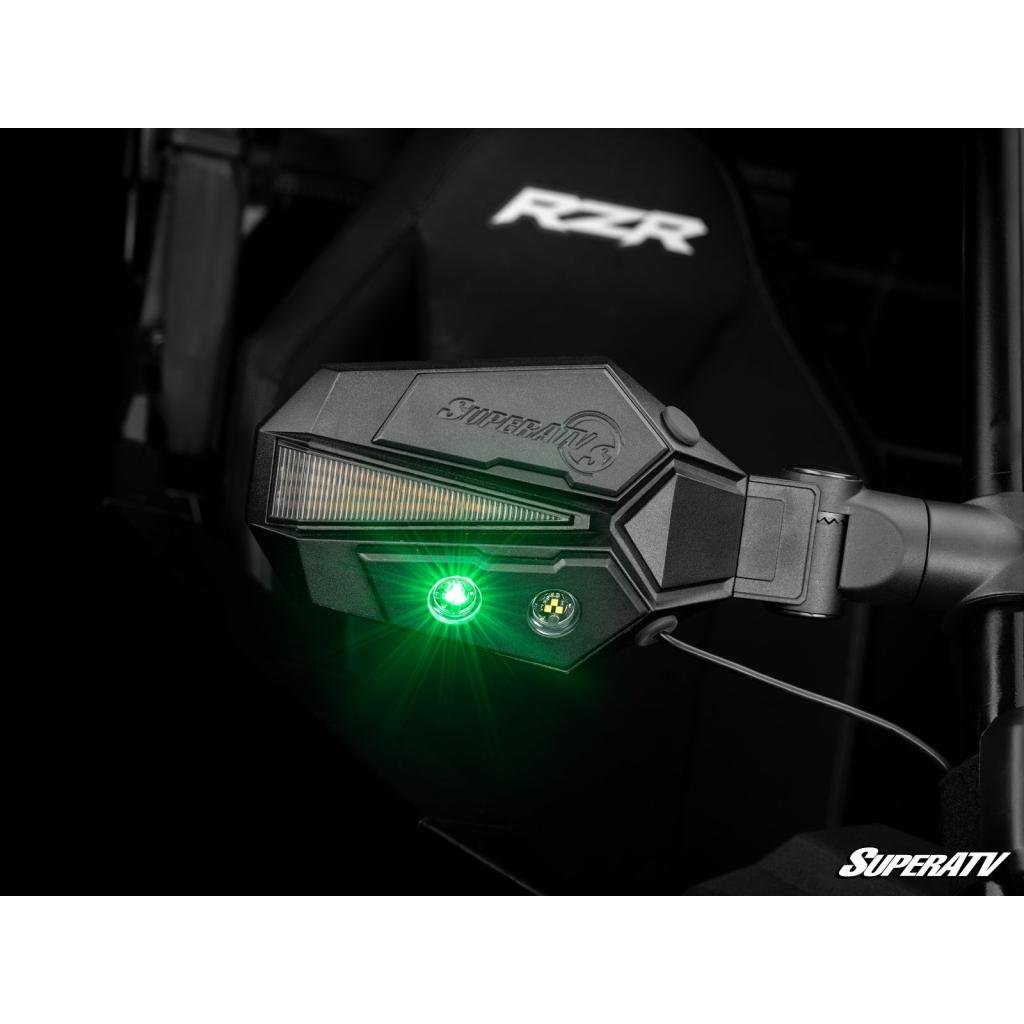 SuperATV Can - Am Lighted Side - View Mirrors - MojoMotoSport.com