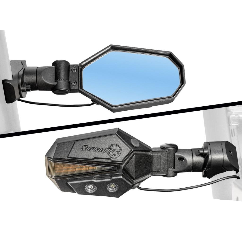 SuperATV Can - Am Lighted Side - View Mirrors - MojoMotoSport.com