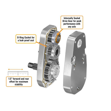 SuperATV Can - Am Maverick 8" Portal Gear Lift - MojoMotoSport.com