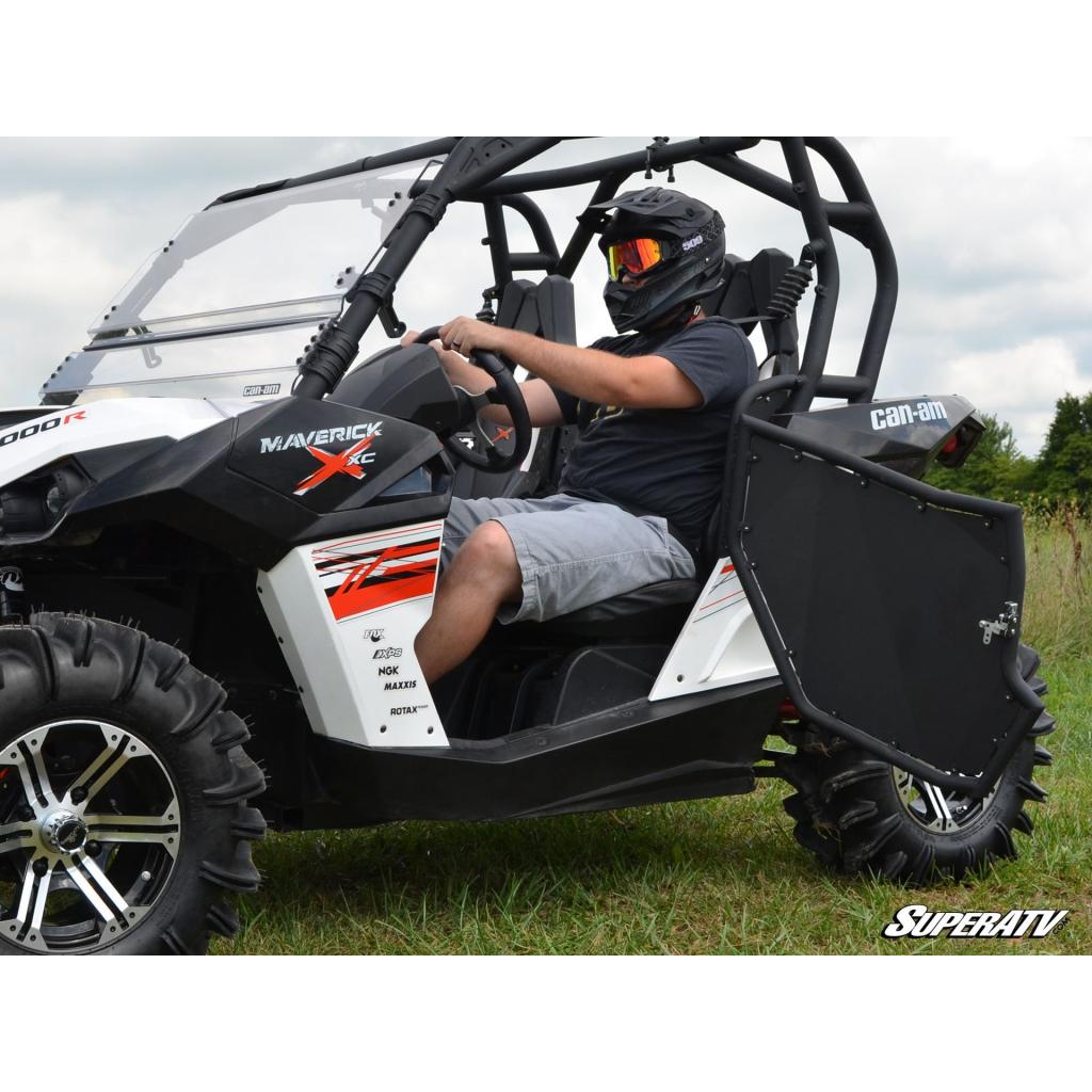SuperATV Can - Am Maverick Aluminum Doors - MojoMotoSport.com