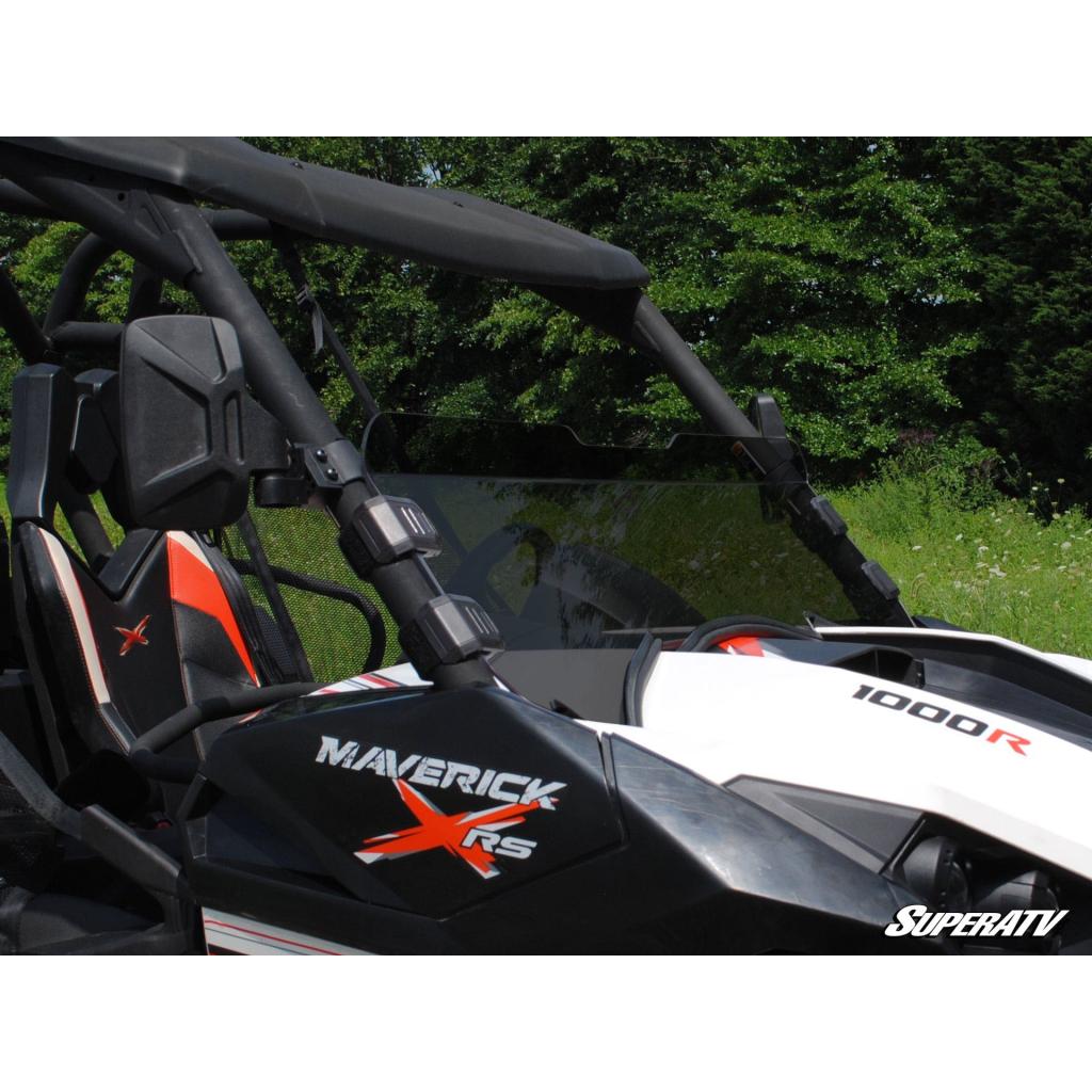 SuperATV Can - Am Maverick Half Windshield - MojoMotoSport.com