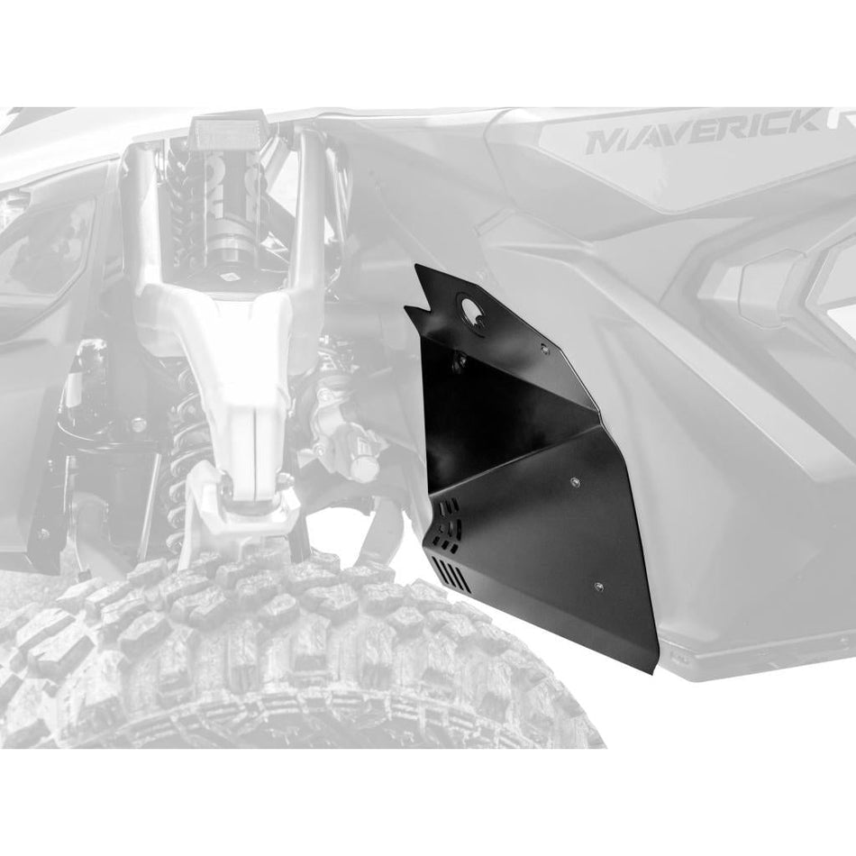SuperATV Can - Am Maverick R Front Inner Fender Guards - MojoMotoSport.com