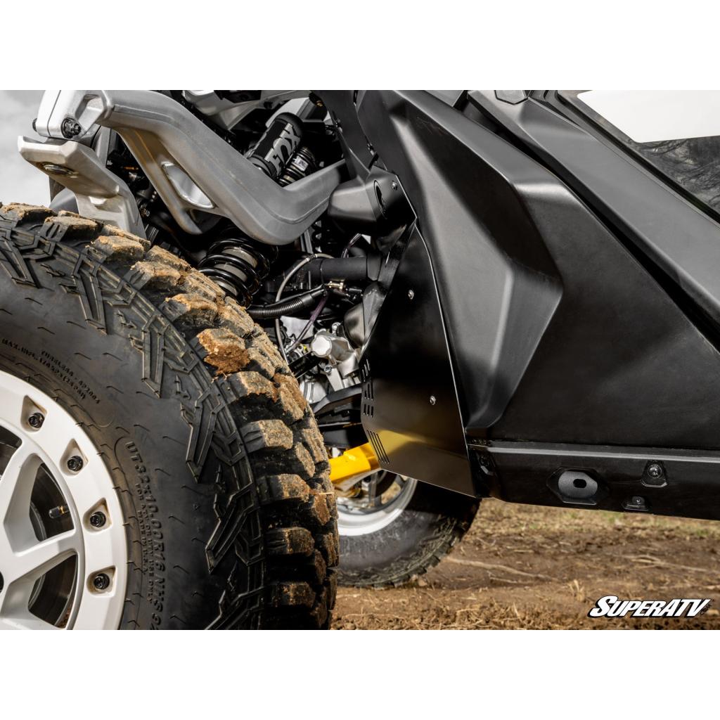 SuperATV Can - Am Maverick R Front Inner Fender Guards - MojoMotoSport.com