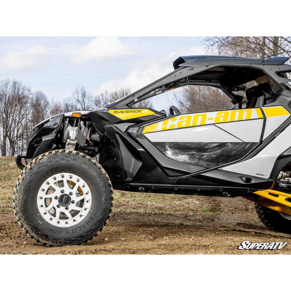 SuperATV Can - Am Maverick R Front Inner Fender Guards - MojoMotoSport.com