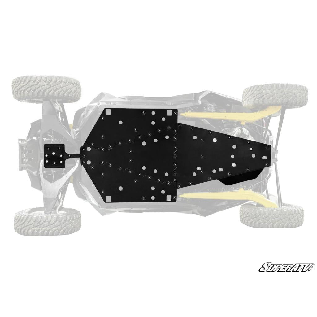 SuperATV Can - Am Maverick R Full Skid Plate - MojoMotoSport.com