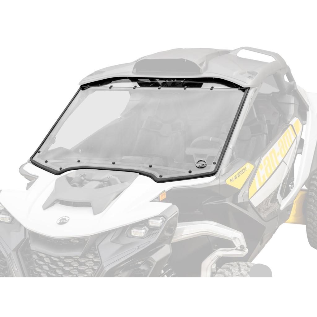 SuperATV Can - Am Maverick R Scratch - Resistant Full Windshield - MojoMotoSport.com