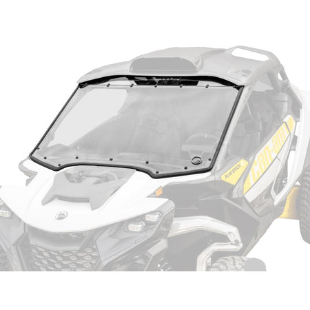 SuperATV Can - Am Maverick R Scratch - Resistant Full Windshield - MojoMotoSport.com