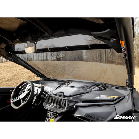 SuperATV Can - Am Maverick R Scratch - Resistant Full Windshield - MojoMotoSport.com