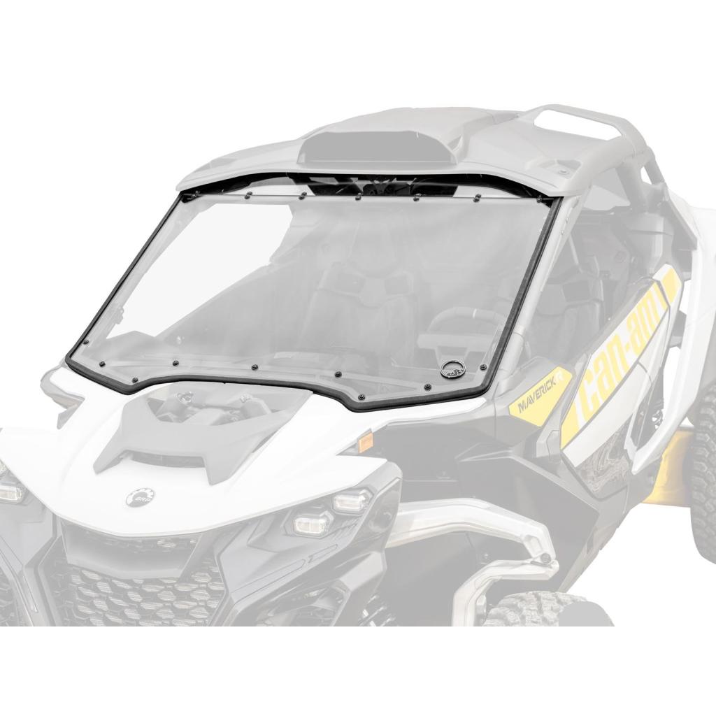 SuperATV Can - Am Maverick R Scratch - Resistant Full Windshield - MojoMotoSport.com