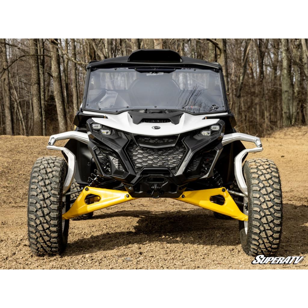 SuperATV Can - Am Maverick R Scratch - Resistant Full Windshield - MojoMotoSport.com