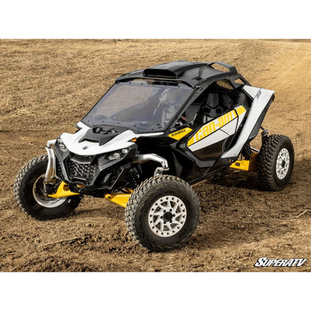 SuperATV Can - Am Maverick R Scratch - Resistant Full Windshield - MojoMotoSport.com