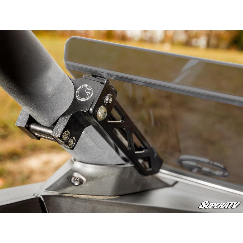 SuperATV Can - Am Maverick R Scratch - Resistant Half Windshield - MojoMotoSport.com