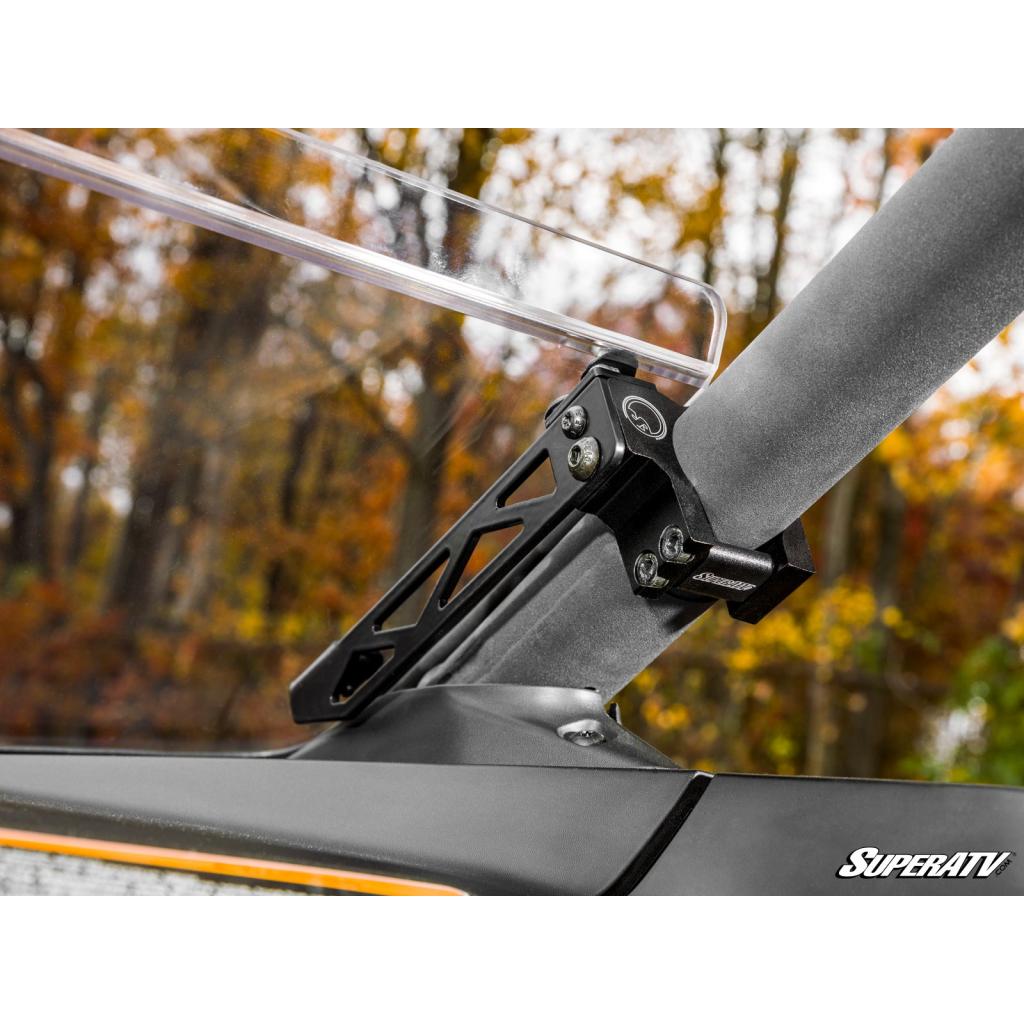 SuperATV Can - Am Maverick R Scratch - Resistant Half Windshield - MojoMotoSport.com