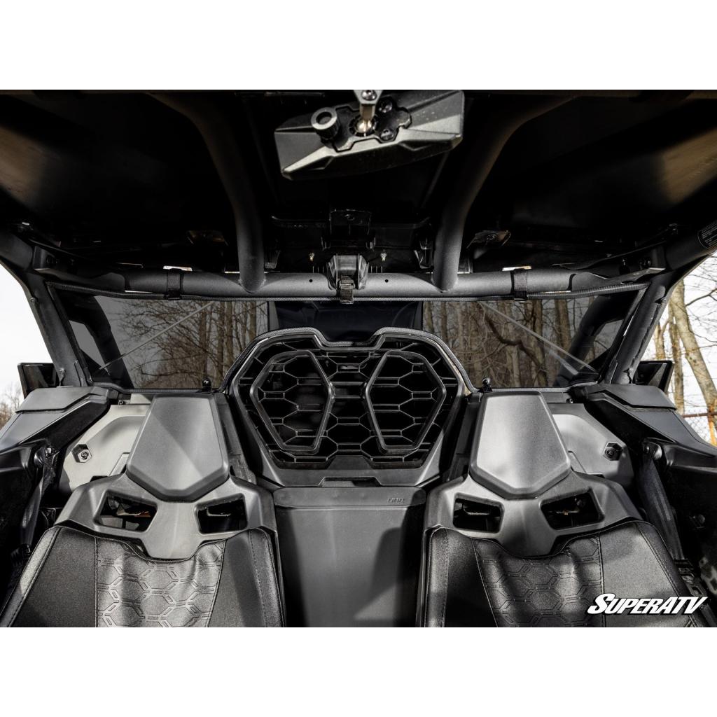 SuperATV Can - Am Maverick R Scratch - Resistant Rear Windshield - MojoMotoSport.com