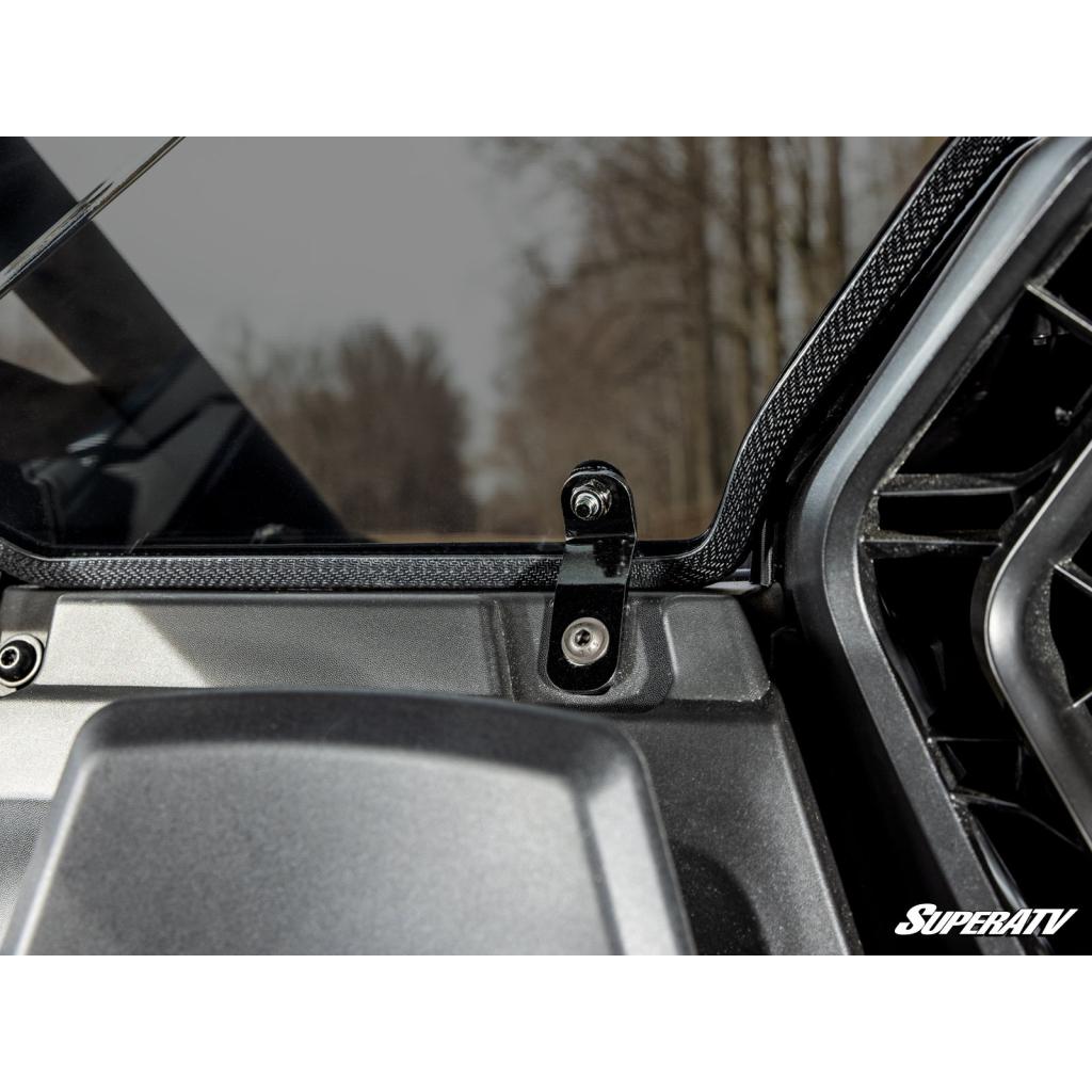 SuperATV Can - Am Maverick R Scratch - Resistant Rear Windshield - MojoMotoSport.com