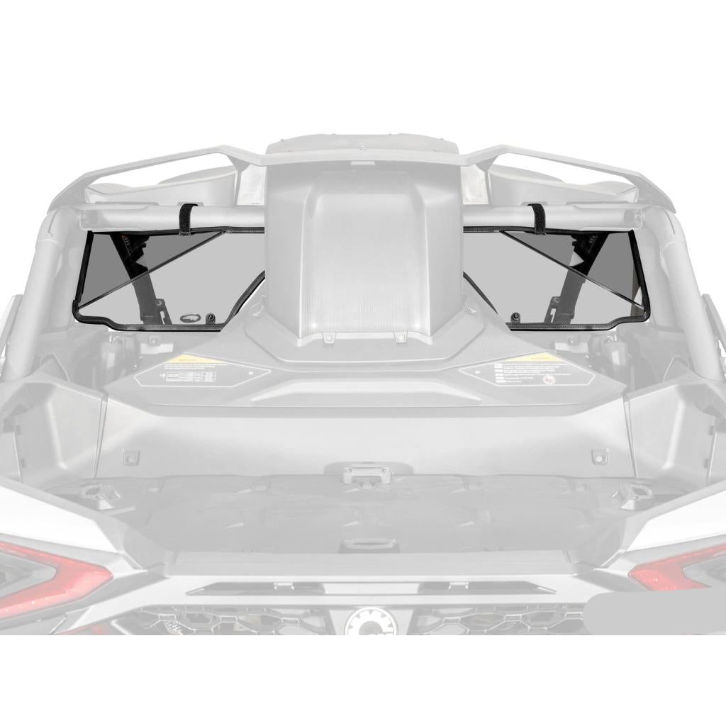 SuperATV Can - Am Maverick R Scratch - Resistant Rear Windshield - MojoMotoSport.com