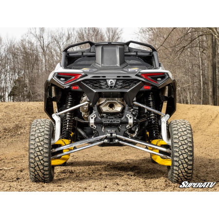 SuperATV Can - Am Maverick R Scratch - Resistant Rear Windshield - MojoMotoSport.com