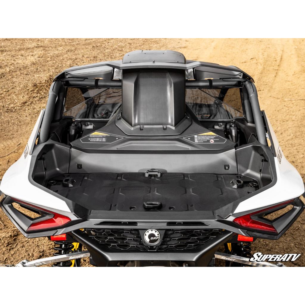 SuperATV Can - Am Maverick R Scratch - Resistant Rear Windshield - MojoMotoSport.com