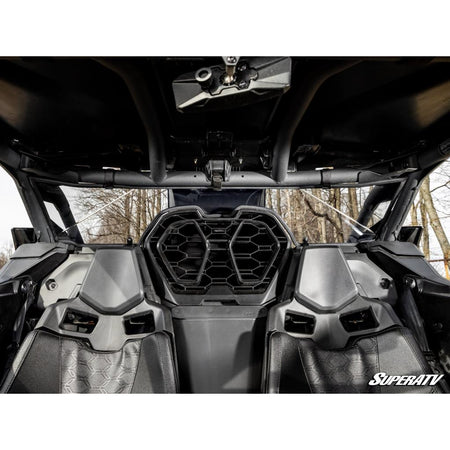 SuperATV Can - Am Maverick R Scratch - Resistant Rear Windshield - MojoMotoSport.com