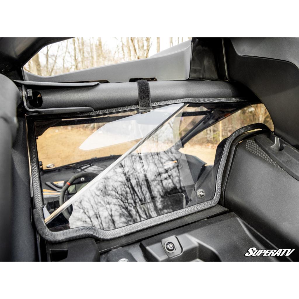 SuperATV Can - Am Maverick R Scratch - Resistant Rear Windshield - MojoMotoSport.com