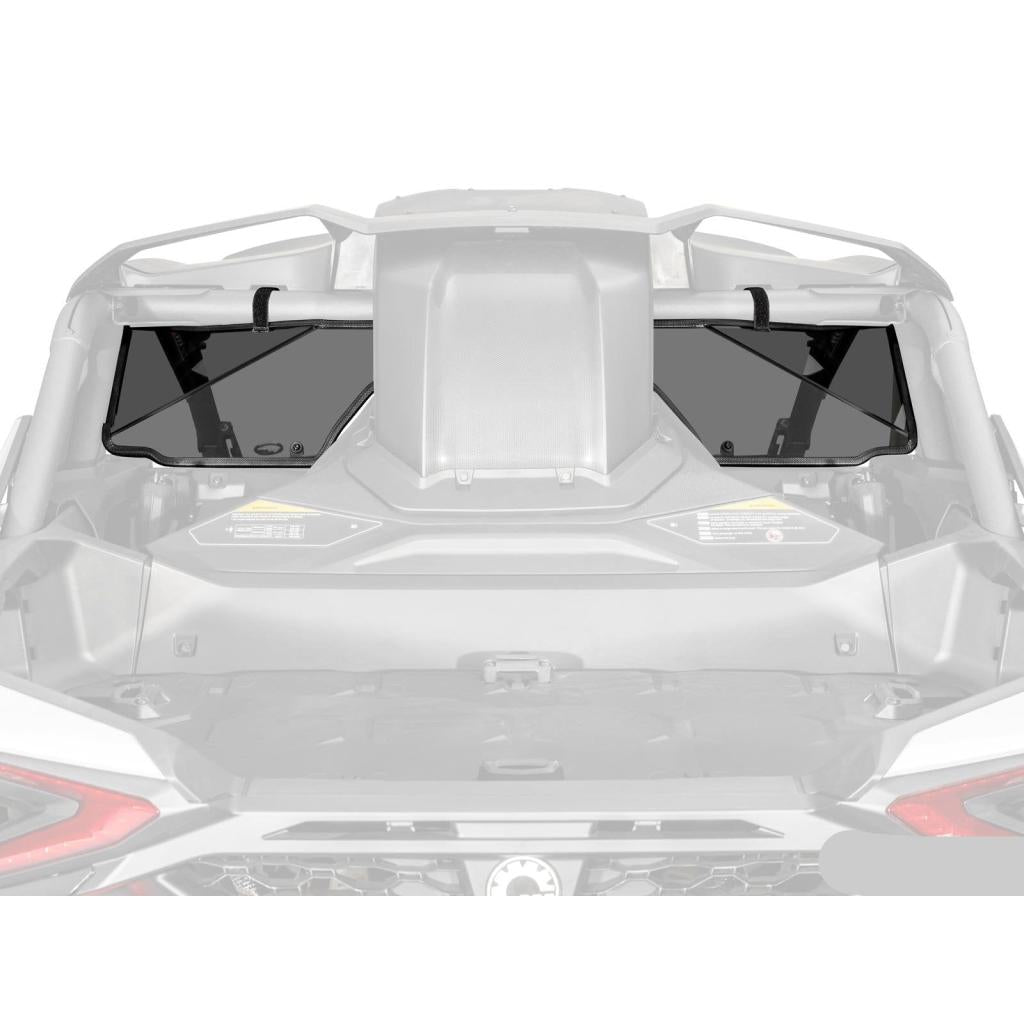 SuperATV Can - Am Maverick R Scratch - Resistant Rear Windshield - MojoMotoSport.com