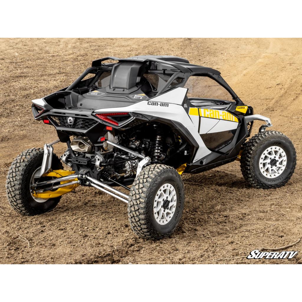 SuperATV Can - Am Maverick R Scratch - Resistant Rear Windshield - MojoMotoSport.com