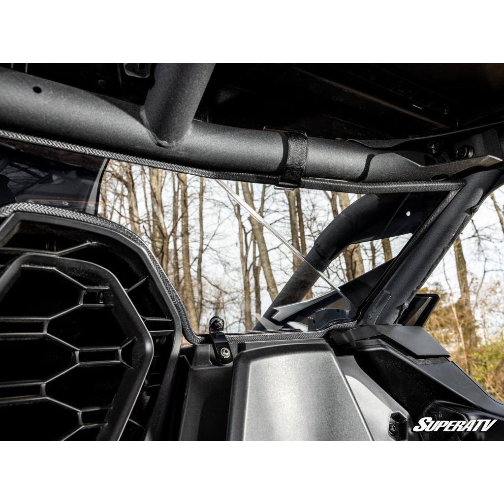 SuperATV Can - Am Maverick R Scratch - Resistant Rear Windshield - MojoMotoSport.com