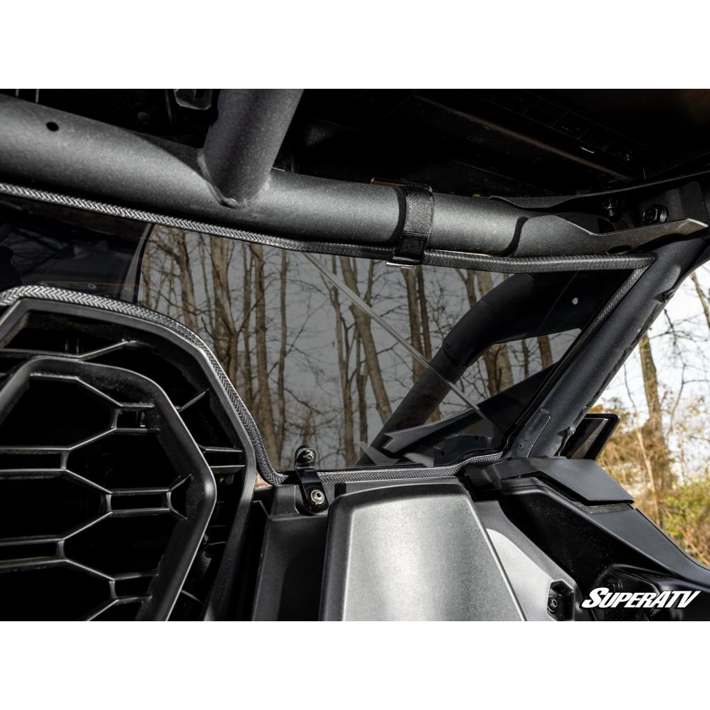 SuperATV Can - Am Maverick R Scratch - Resistant Rear Windshield - MojoMotoSport.com