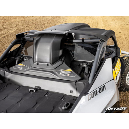 SuperATV Can - Am Maverick R Scratch - Resistant Rear Windshield - MojoMotoSport.com
