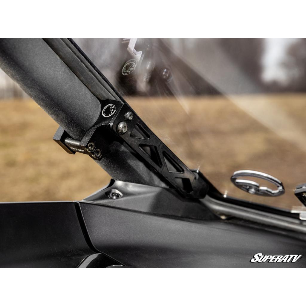 SuperATV Can - Am Maverick R Scratch - Resistant Vented Full Windshield - MojoMotoSport.com