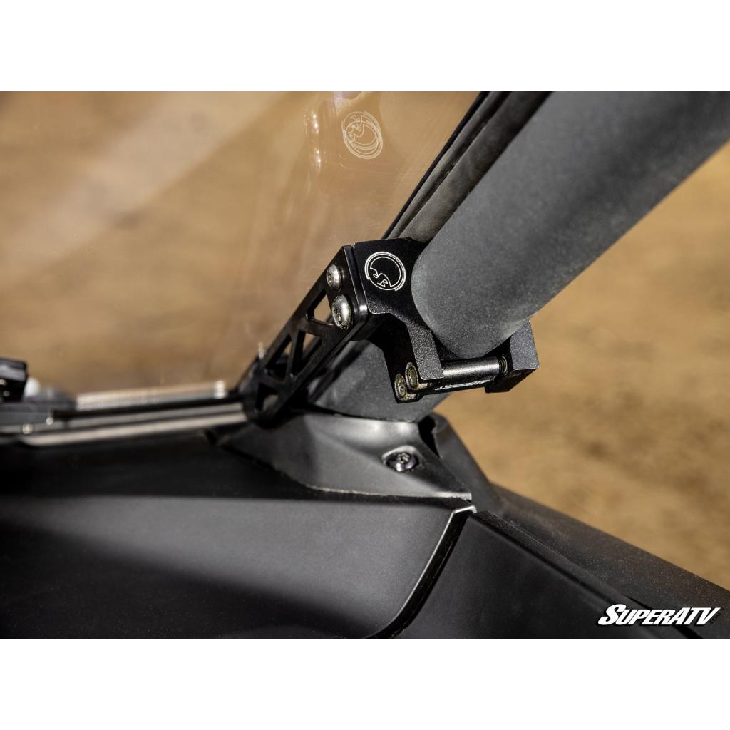 SuperATV Can - Am Maverick R Scratch - Resistant Vented Full Windshield - MojoMotoSport.com