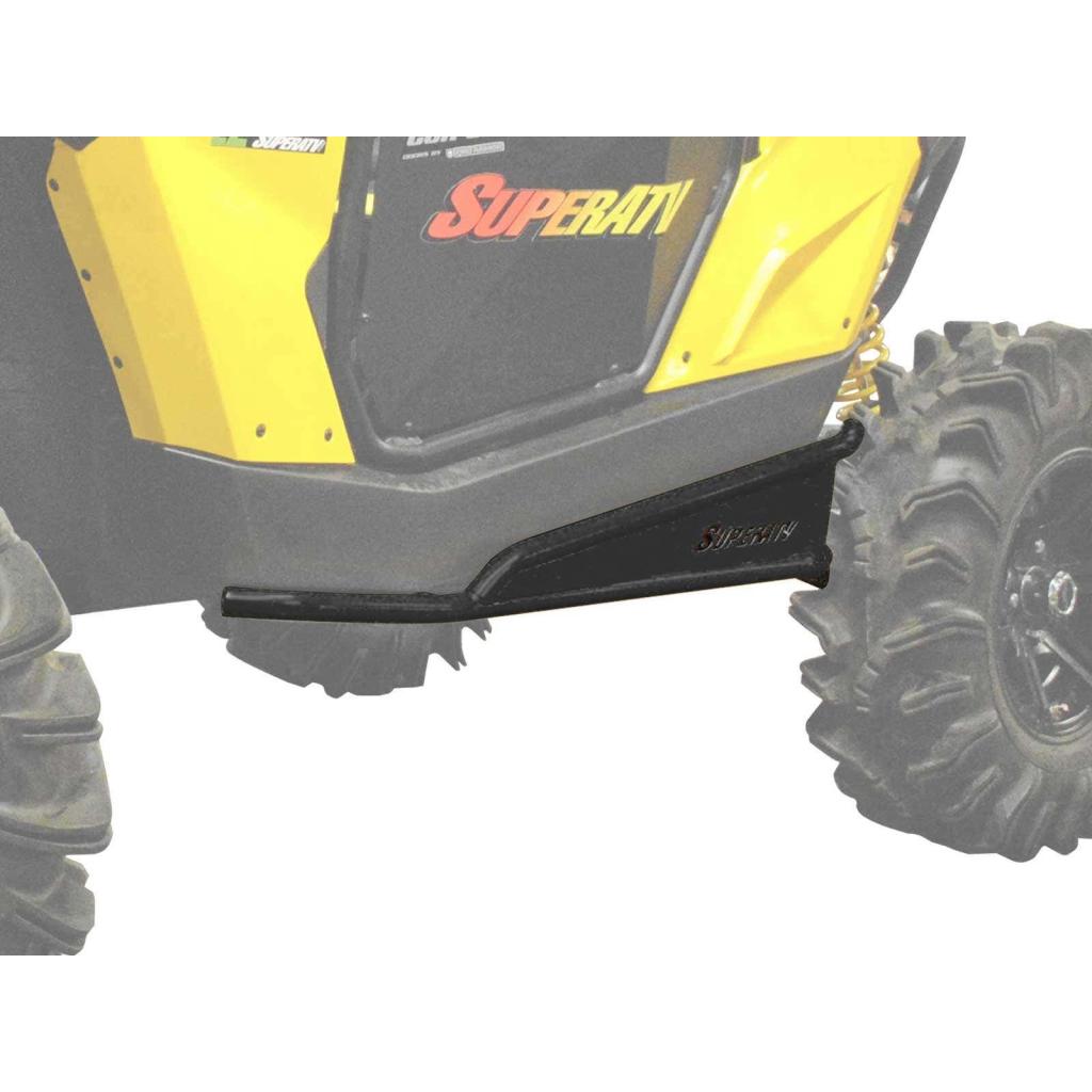 SuperATV Can - Am Maverick Rock Slider Nerf Bars - MojoMotoSport.com